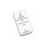 Barra Personalizada Onça de Prata Pura 31,1g (Ag999) - Imagem 3