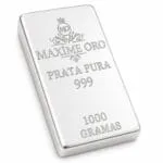 Barra Personalizada Dragão de Prata Pura 1kg (Ag999) - Imagem 3