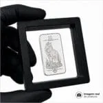 Barra Personalizada Lobo de Prata Pura 10g (Ag999) - Imagem 2