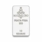 Barra Personalizada Lobo de Prata Pura 10g (Ag999) - Imagem 4