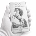 Barra Personalizada Cavalo de Prata Pura 500g (Ag999) - Imagem 2