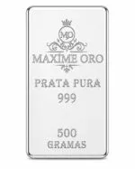 Barra Personalizada Cavalo de Prata Pura 500g (Ag999) - Imagem 5