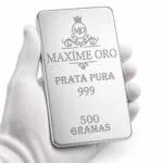 Barra Personalizada Cavalo de Prata Pura 500g (Ag999) - Imagem 4